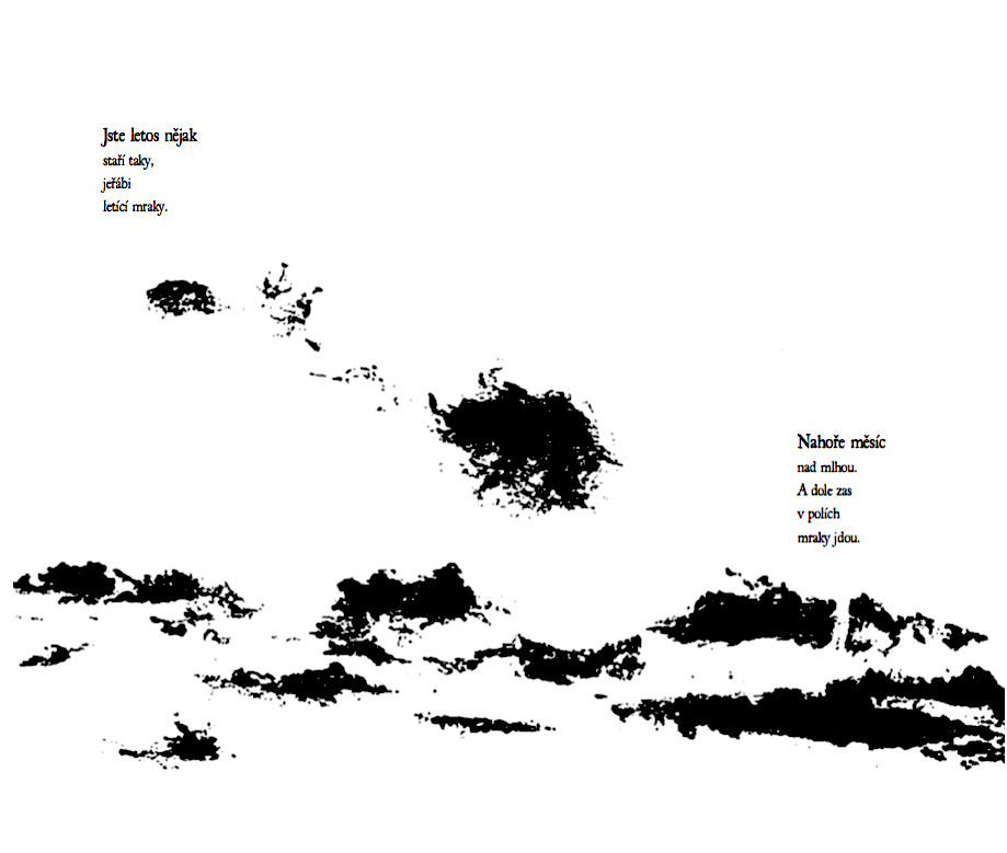 Tato ukázka haiku byla použita z knihy Bašó: Měsíce, květy. Ilustrací volně doprovodila Jana Matasová.